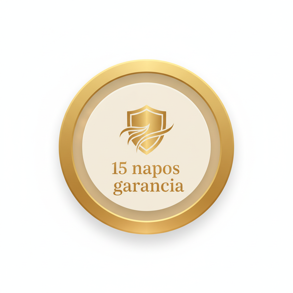 15 napos garancia badge